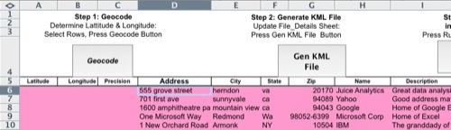 Copy and Paste Address Data Into MapExcelData.xls