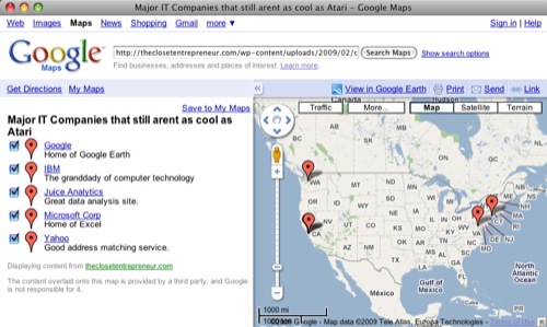 Open a KML File Using Google Maps